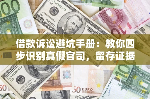武汉借款诉讼避坑手册：教你四步识别真假官司，留存证据不踩雷