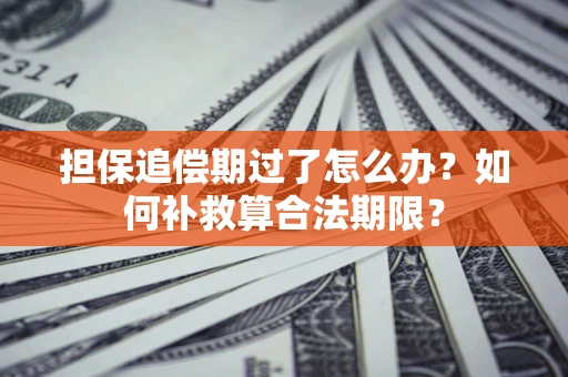 武汉担保追偿期过了怎么办？如何补救算合法期限？