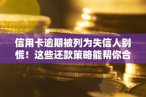 武汉信用卡逾期被列为失信人别慌！这些还款策略能帮你合法止损