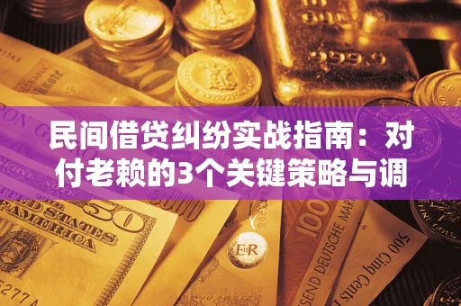 武汉民间借贷纠纷实战指南：对付老赖的3个关键策略与调解盲区解析