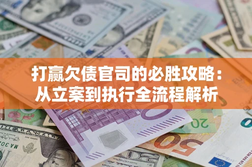 武汉打赢欠债官司的必胜攻略：从立案到执行全流程解析