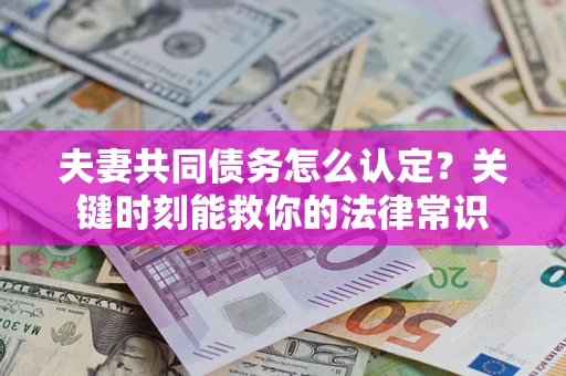 武汉夫妻共同债务怎么认定？关键时刻能救你的法律常识