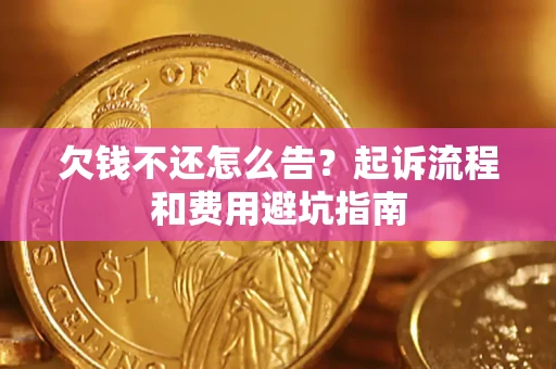 武汉欠钱不还怎么告?起诉流程和费用避坑指南 武汉欠钱不还怎么告?起诉流程和费用避坑指南